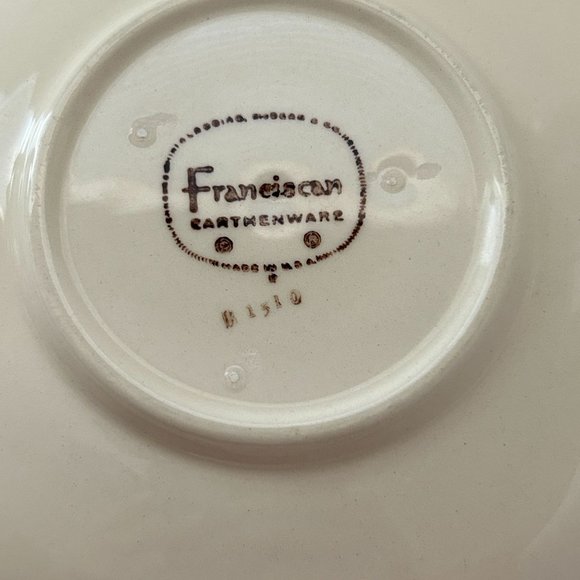 Set of 2 Vintage Franciscan Saucer Desert Rose Made In USA - Picture 6 of 8